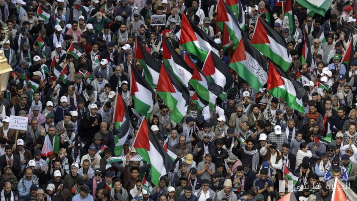 تظاهرات حامی فلسطین در مراکش علیه روابط با اسرائیل