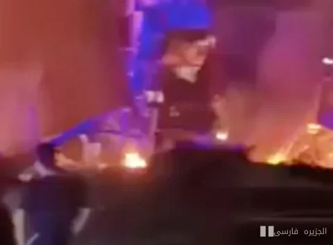 لحظهٔ حملهٔ اسرائیل در نزدیکی خبرنگار لبنانی