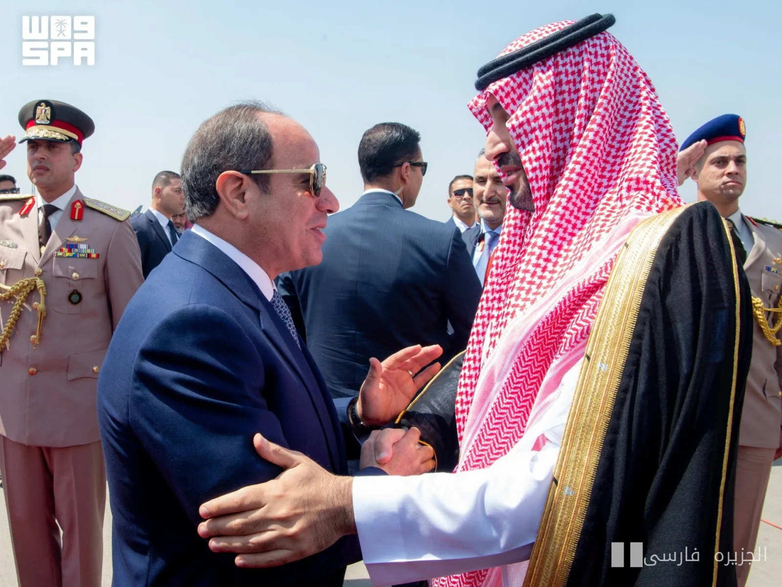 لقاء محمد بن سلمان وعبد الفتاح السيسي في خضم أزمة الأمن البحري