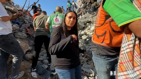 Collapse of Multi-Story Building in Gaza Claims 20 Lives