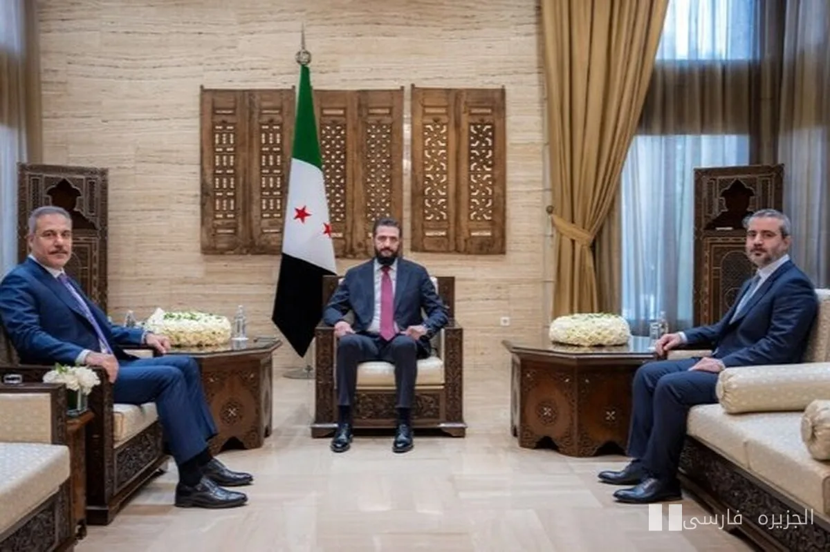 دیدار جنجالی هاکان فیدان و احمد الشرع در دمشق