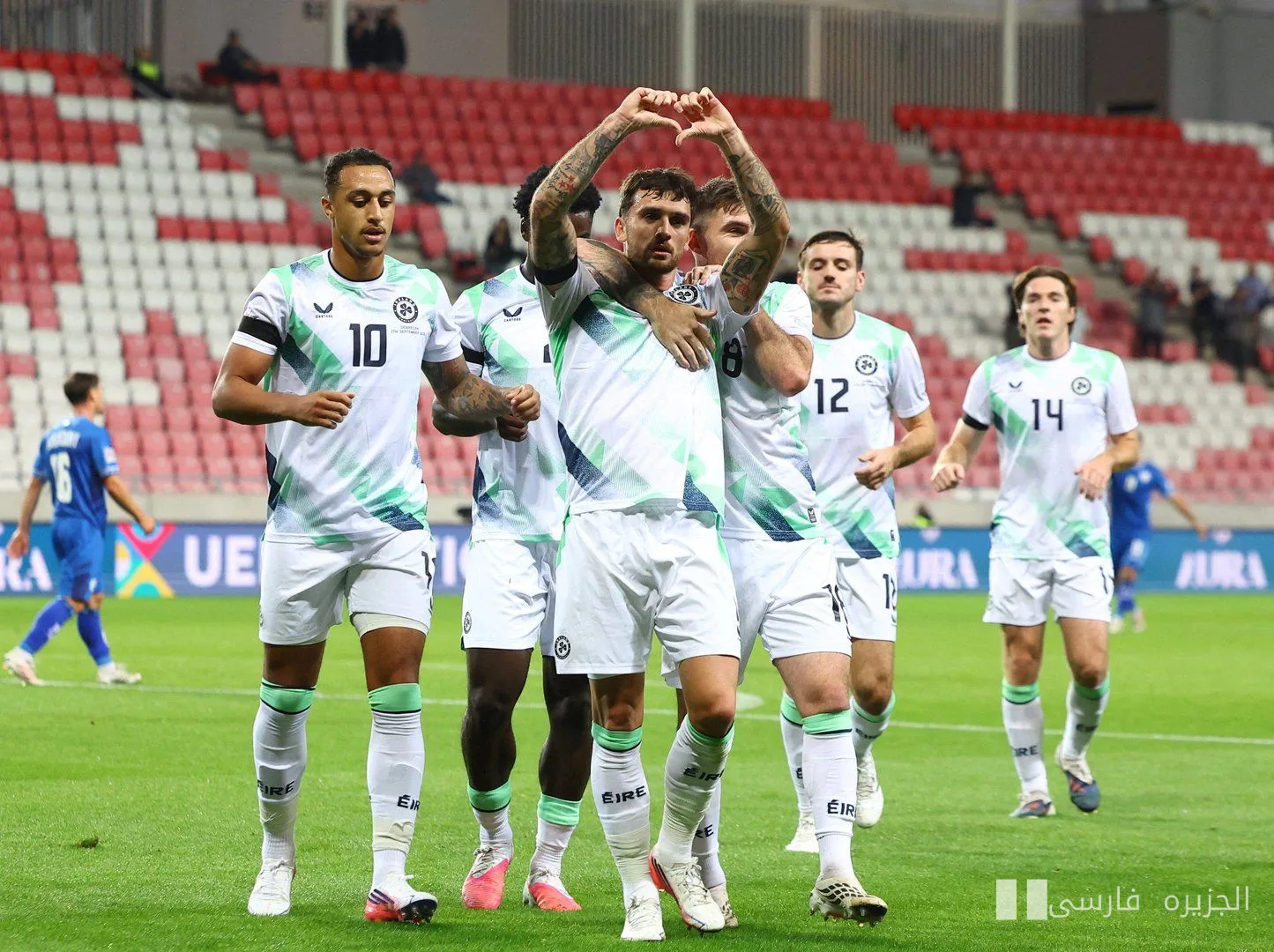 پیروزی 3-0 ایرلند بر اسرائیل در حمایت از غزه