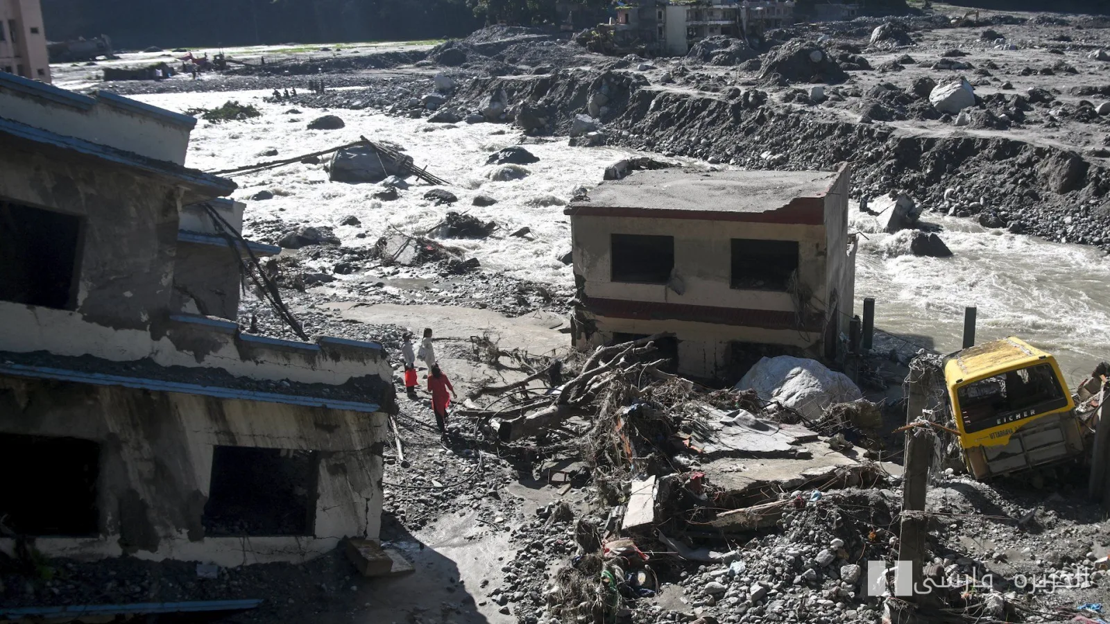 سیلاب و Landslide در نپال جان ۲۱ نفر را گرفت
