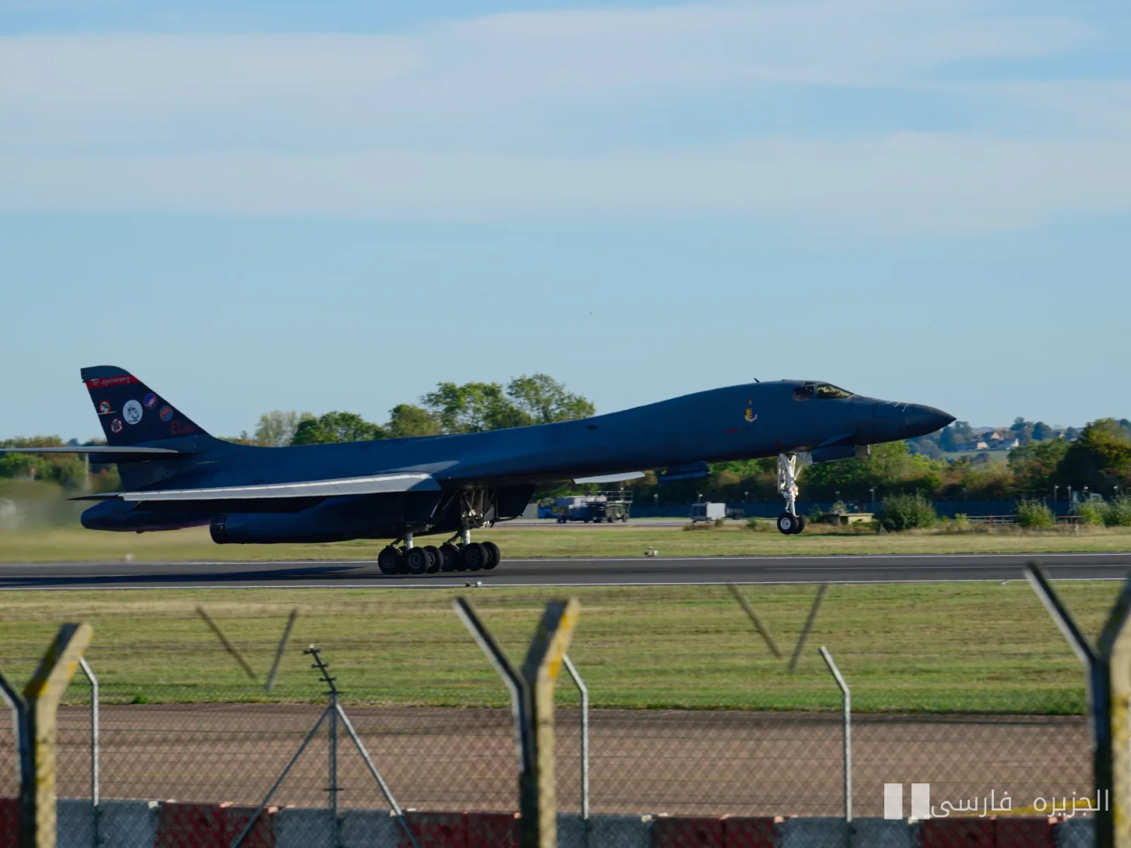 خروج بمب‌افکن‌های B-1 از پایگاه RAF Fairford به دلیل تهدیدات امنیتی