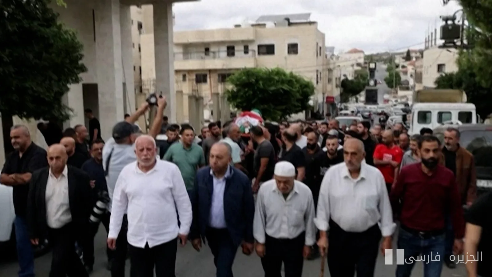 تشییع جنازه ماشهور یاسین، مرد فلسطینی کشته‌شده در کرانه باختری
