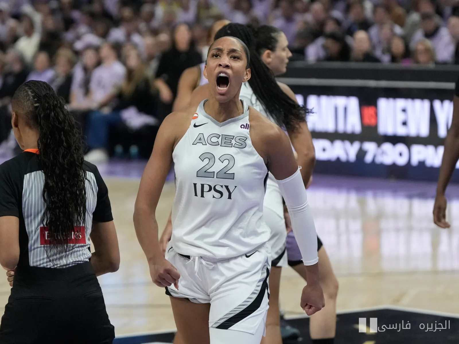 A’ja Wilson سومین بار متوالی عنوان MVP WNBA را به دست آورد
